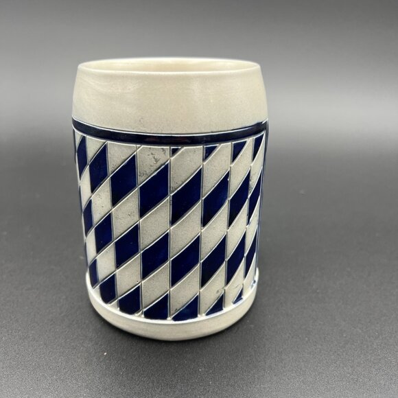 Vintage Goebel German Beer Stein M. Salzglasur W. Germany Blue Salt Glaze 5 in - Picture 3 of 10